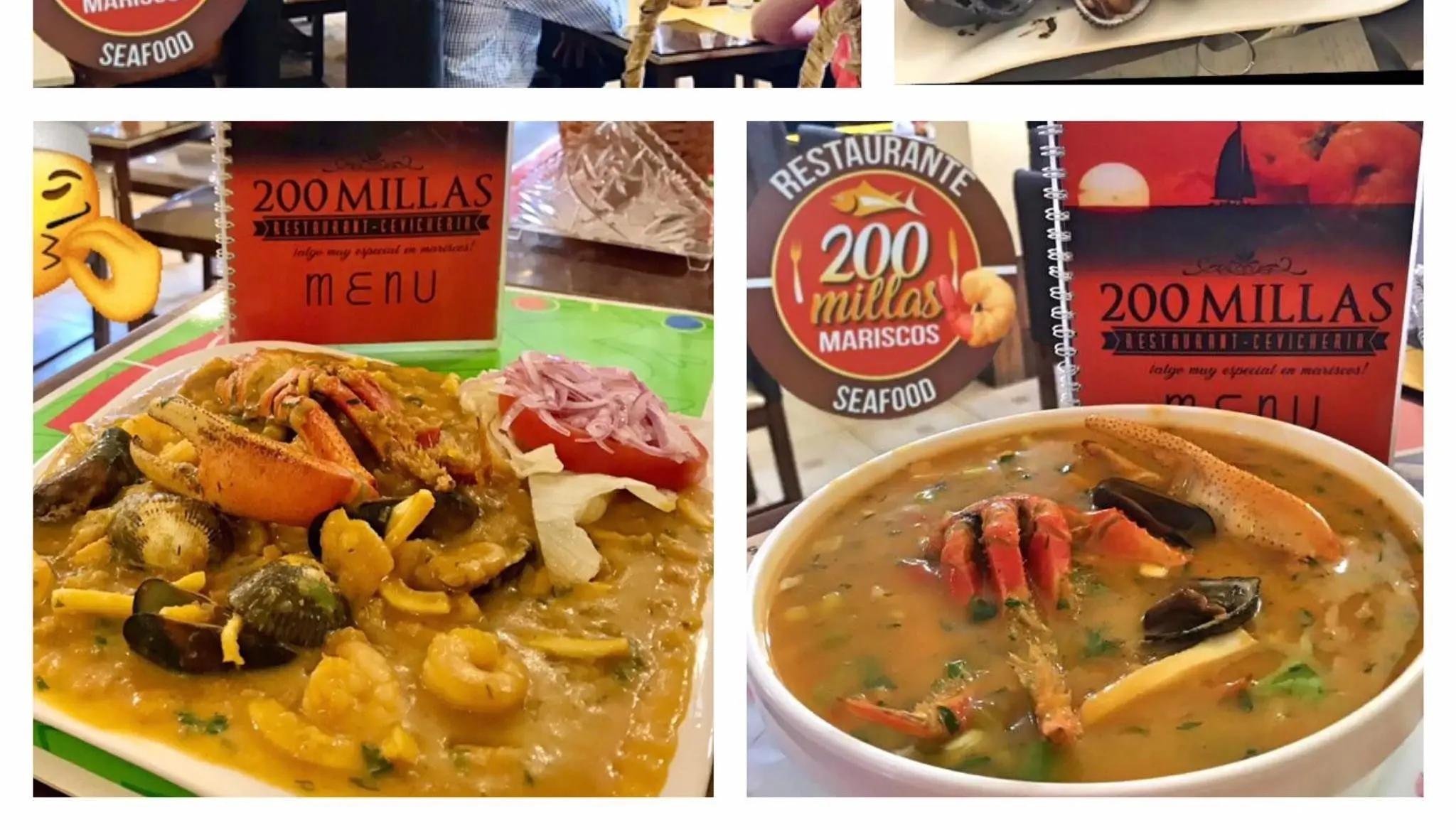 Parihuela servida en la mesa - Sopa marinera tradicional de 200 Millas Loja